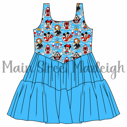 Hero cruise porthole mesh dress