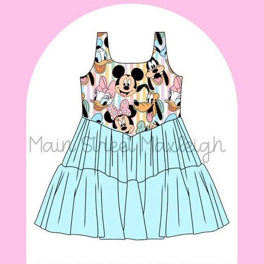 Pastel fab 5 dress