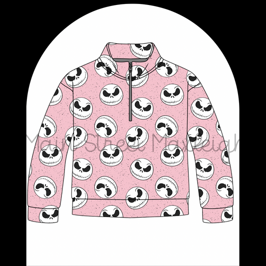 Pink jack Halloween zip