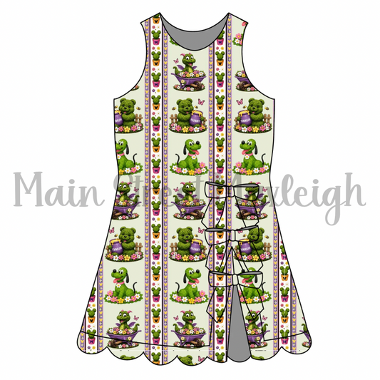 Flower Garden bow dress