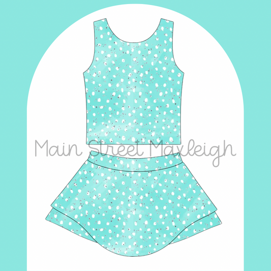 Seaside dot yoga set