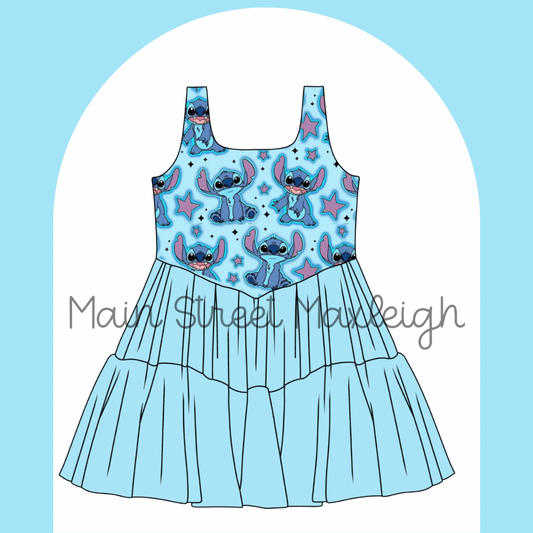 Stitch star dress