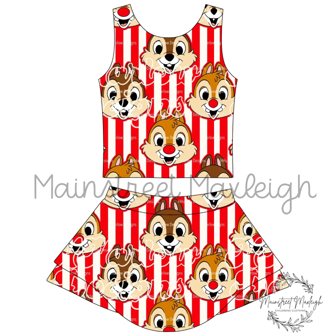Chip & Dale yoga set