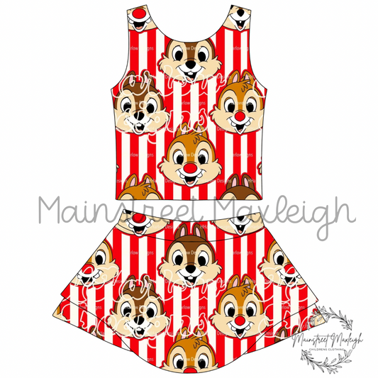 Chip & Dale yoga set