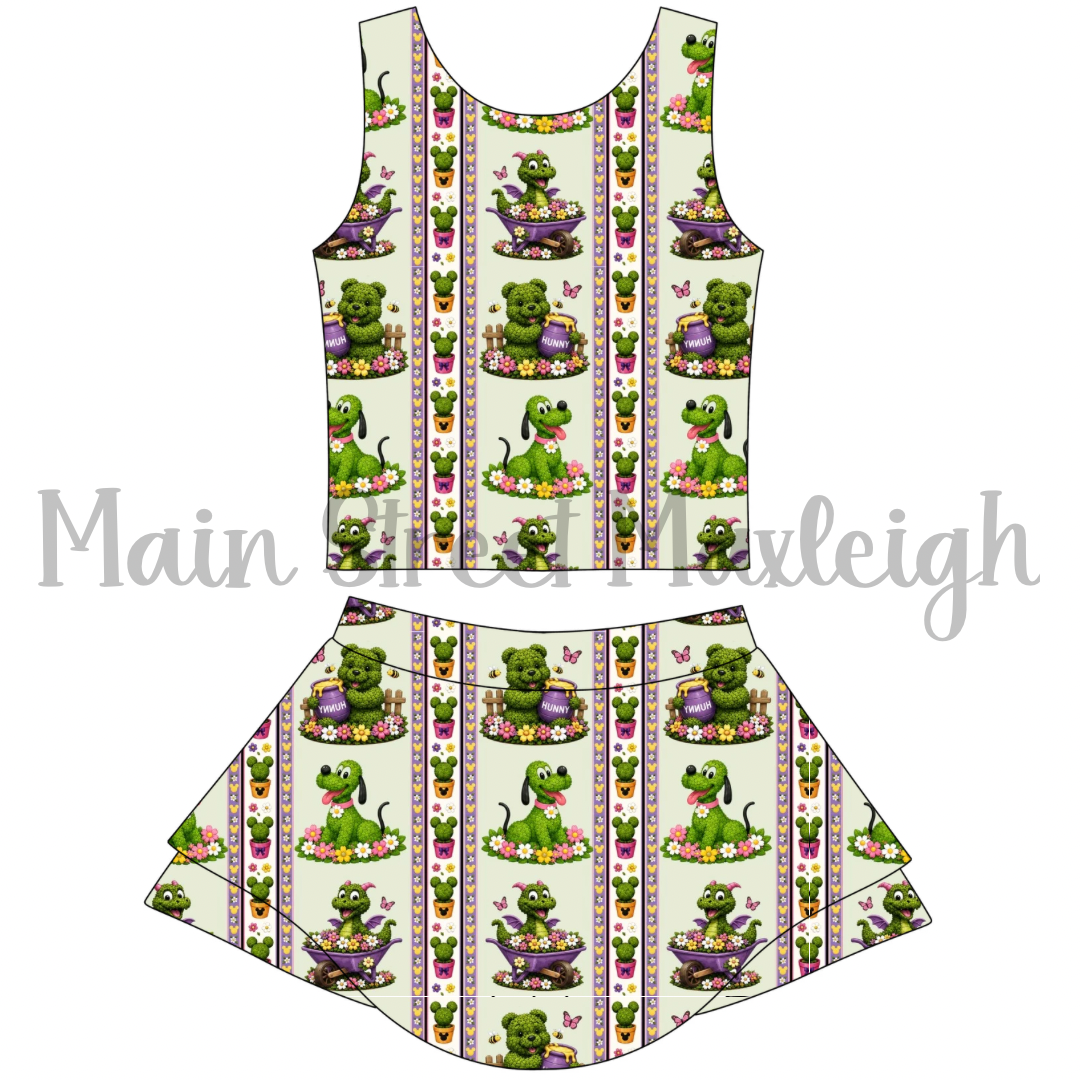 Flower Garden yoga set