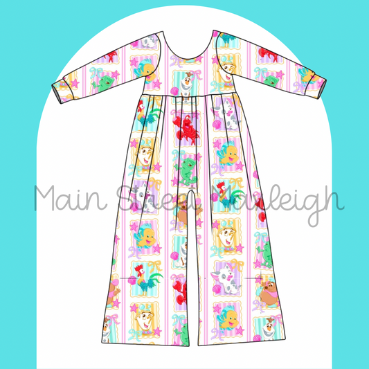 Framed sidekick romper