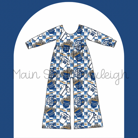 Kc baseball romper