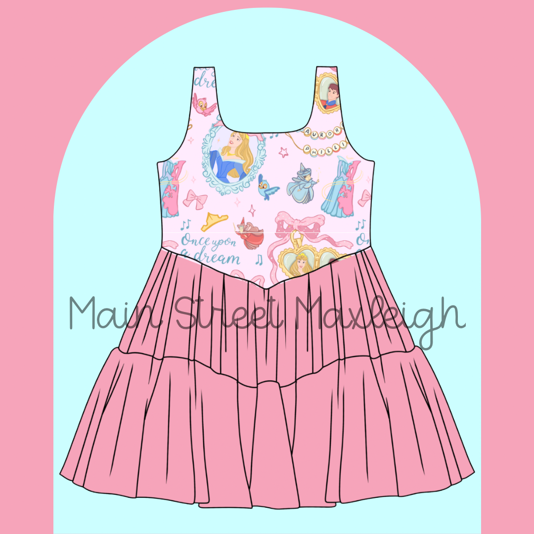 Make it pink make it blue dress