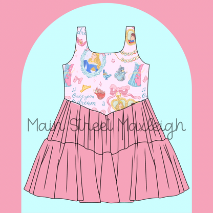 Make it pink make it blue dress