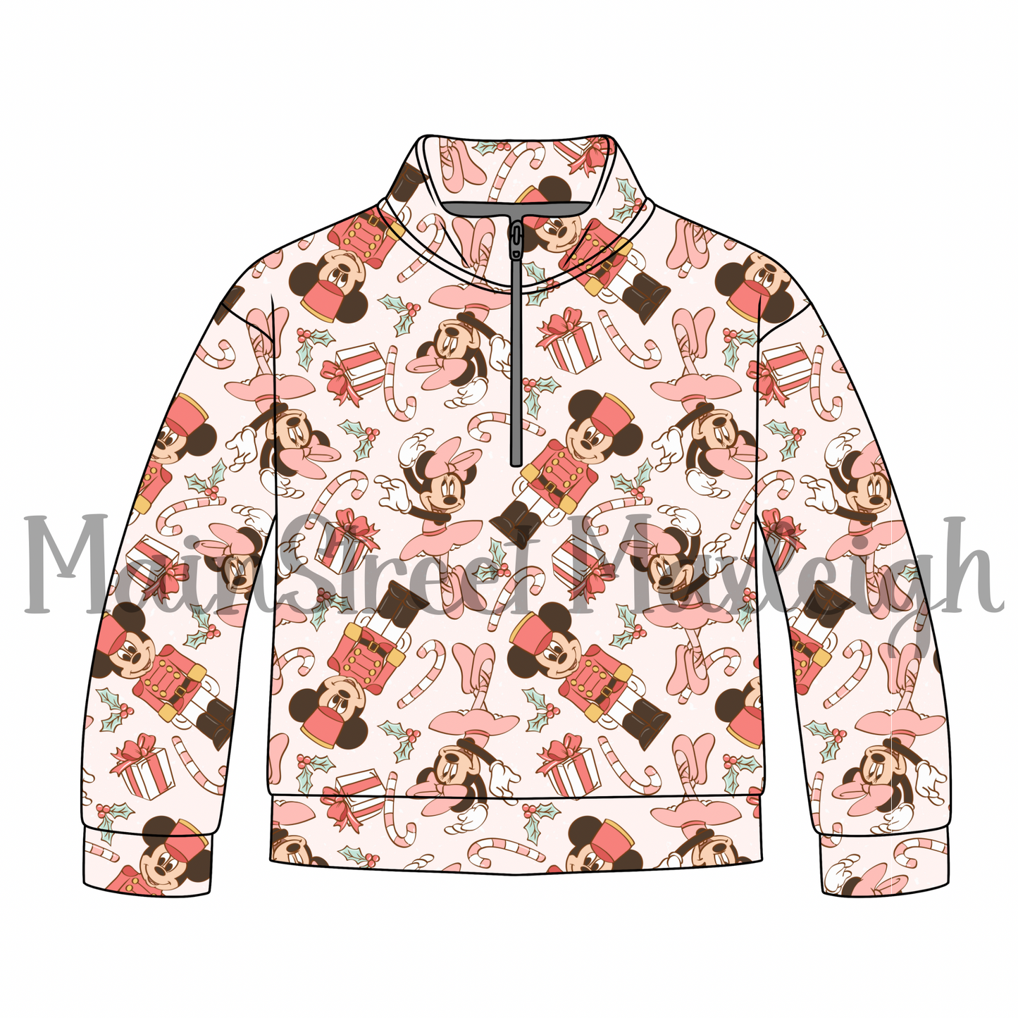 Magic nutcracker half zip up