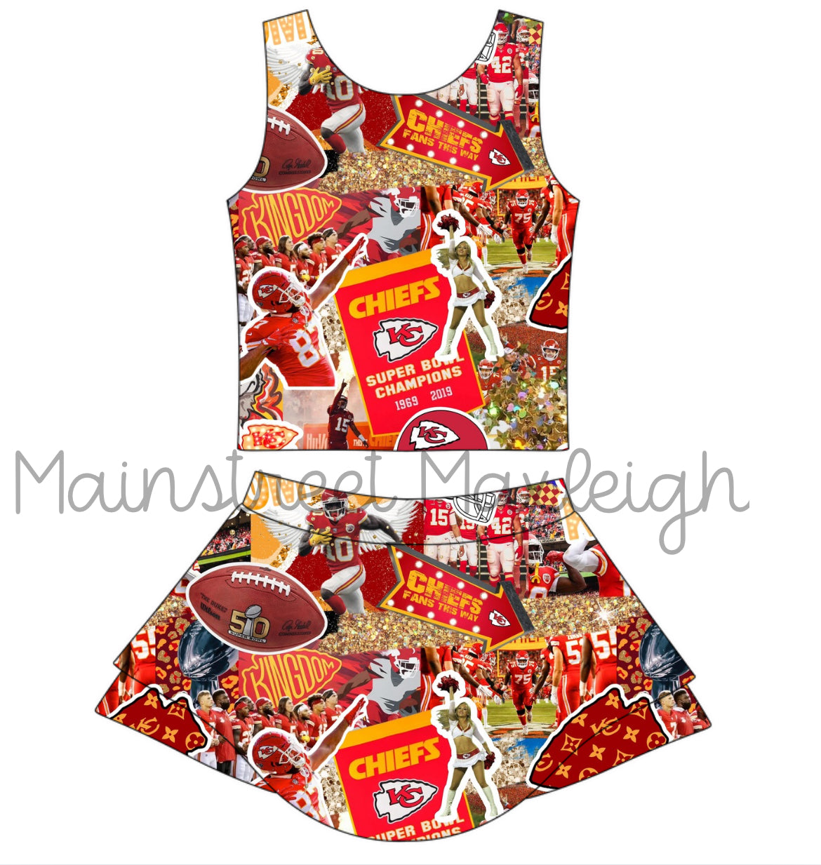 Red kingdom yoga set