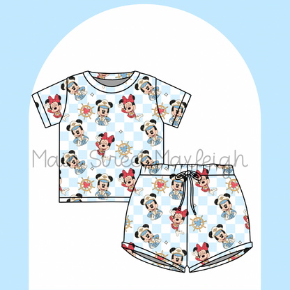 Checker Captain mouse waffle set