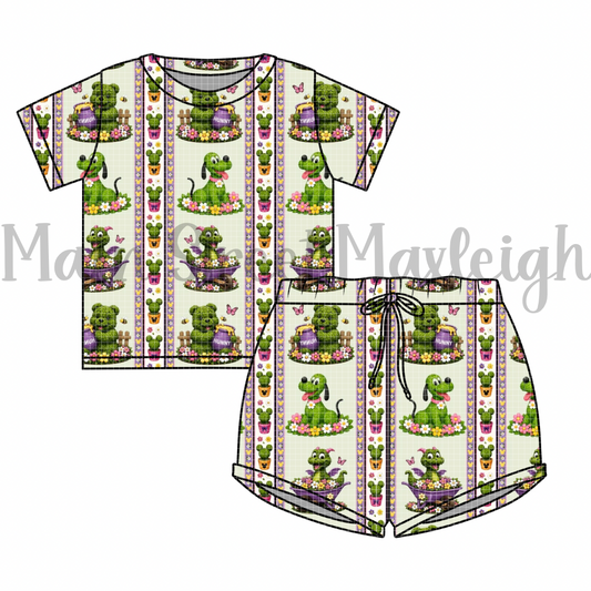 Flower Garden Waffle set