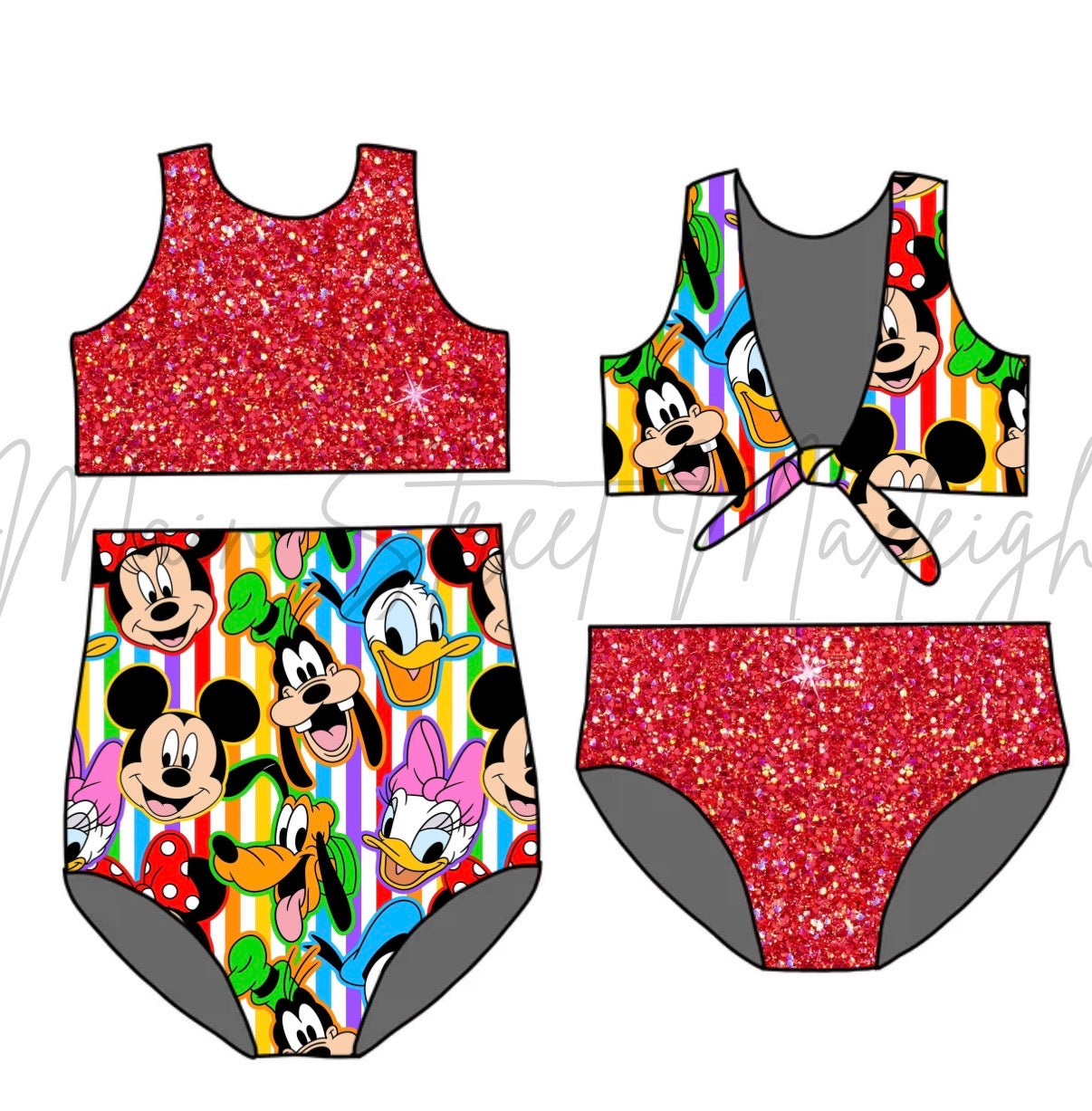 Rainbow sensational 6 reversible swim