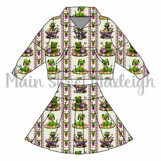 Flower Garden zip set