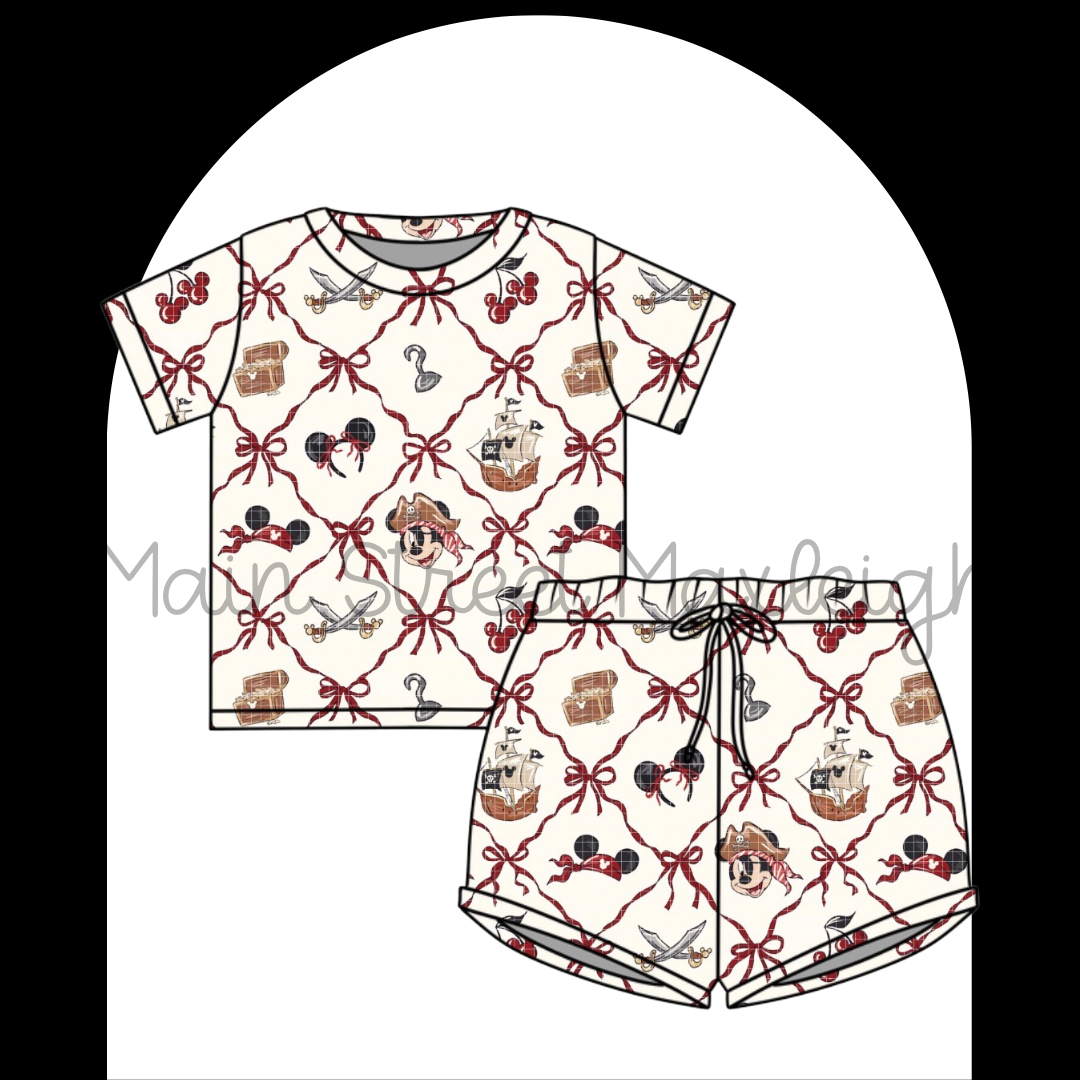 Pirate bow waffle set