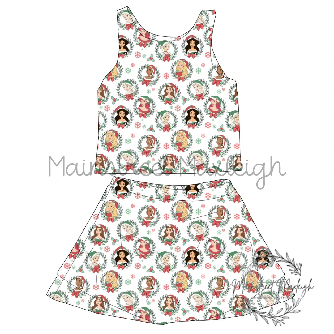 Holiday princess yoga set