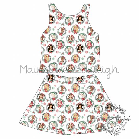 Holiday princess yoga set