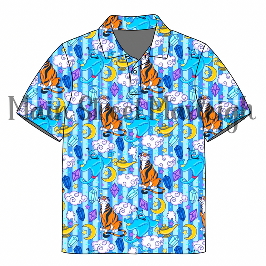 Magic lamp polo or pocket t