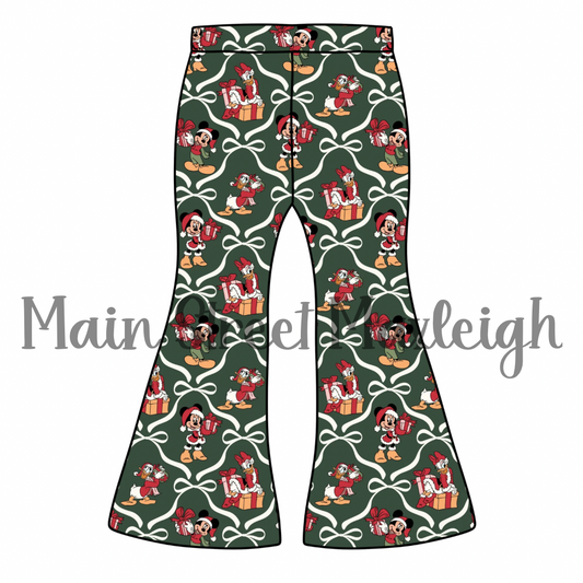 Christmas bow flares