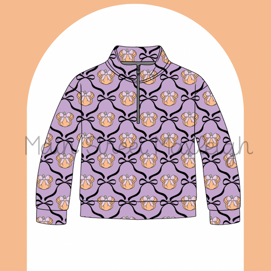 Mouse pumpkin Halloween zip￼