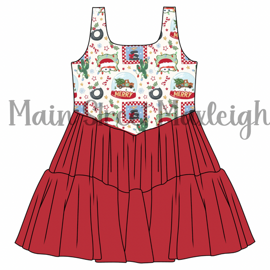 Christmas cars dress