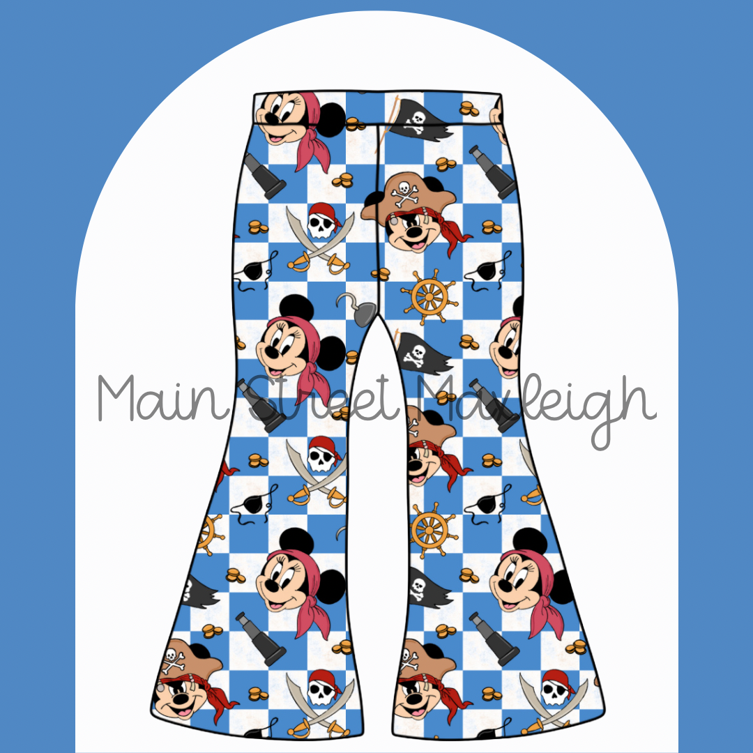 Blue, yo ho, yo ho, pirate life for me Flares