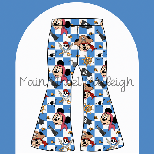 Blue, yo ho, yo ho, pirate life for me Flares