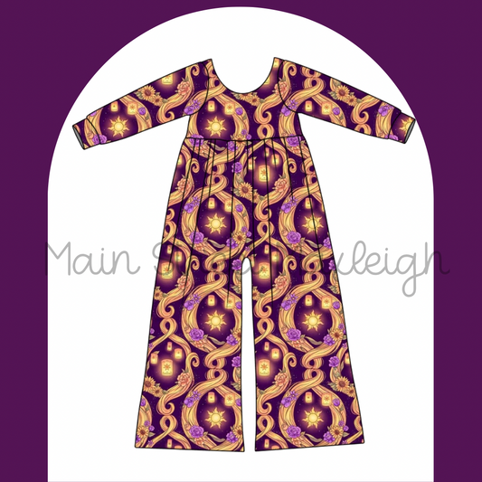 Gleaming lantern romper