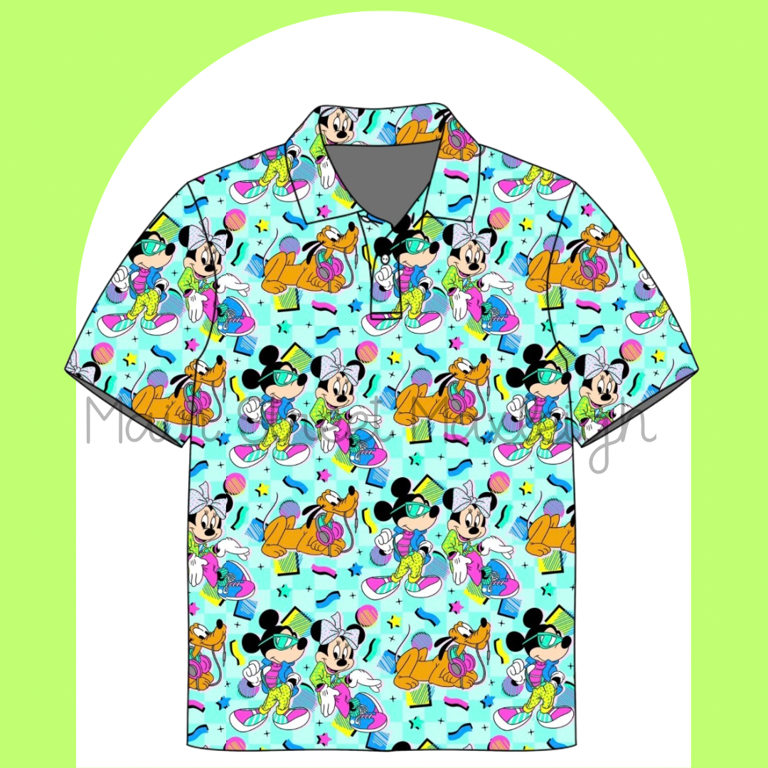 Neon 90s polo