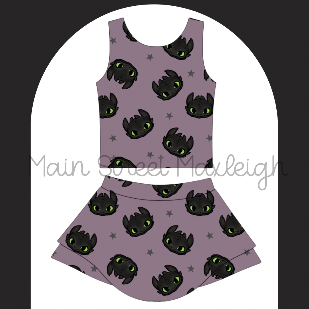 Toothless yoga set