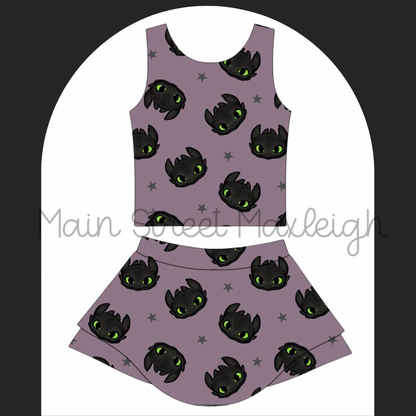 Toothless yoga set