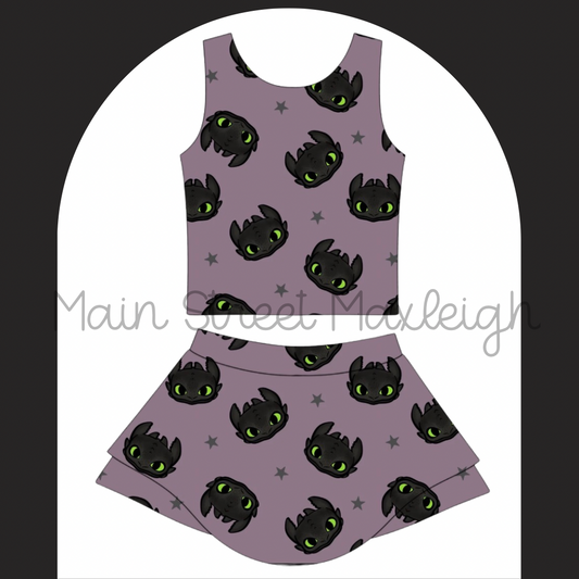 Toothless yoga set