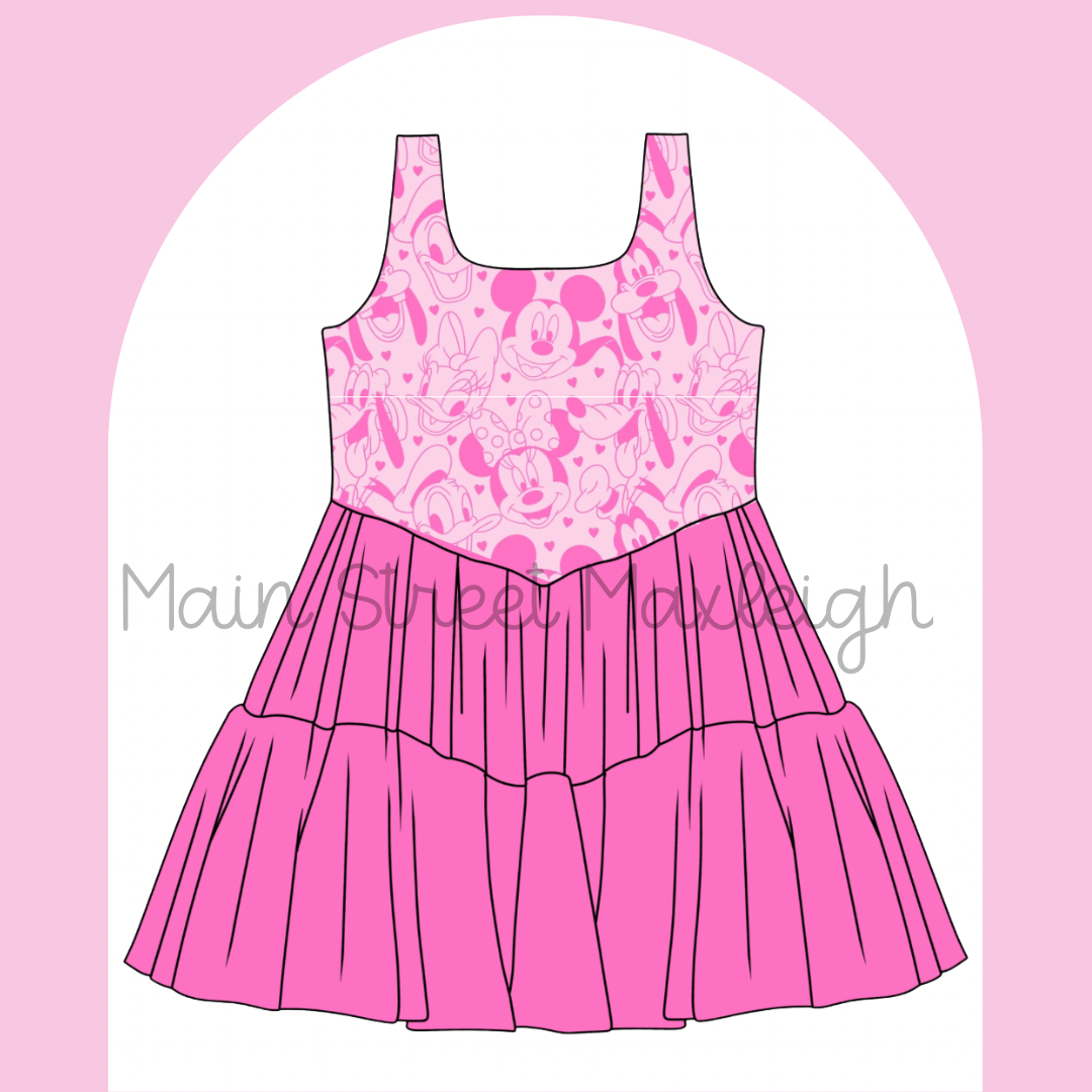 Pink out dress