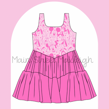 Pink out dress