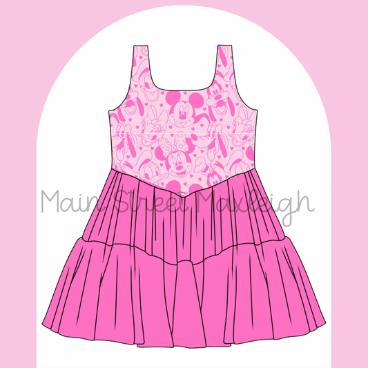 Pink out dress