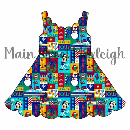 merry time cruise scallop dress