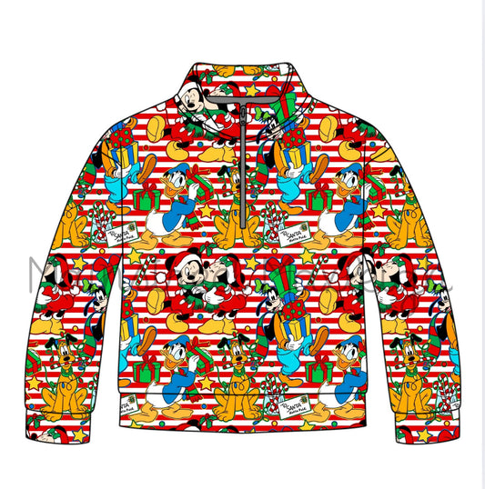 Dreamy Christmas half zip up