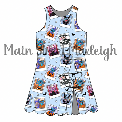 Halloween ohana bow dress