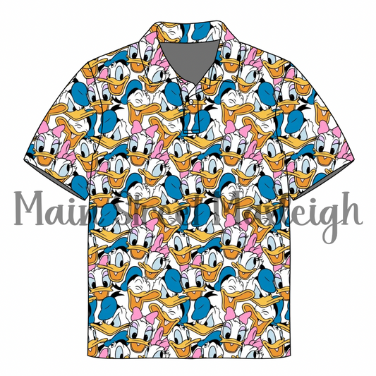 Duck mash up polo or pocket t