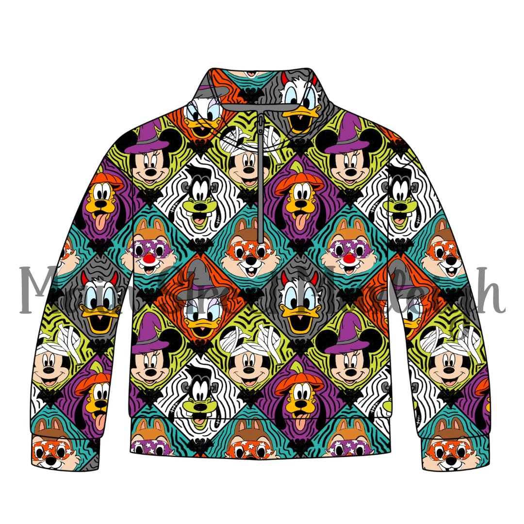 Halloween Diamond zip