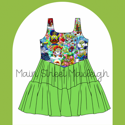 Christmas Alien dress