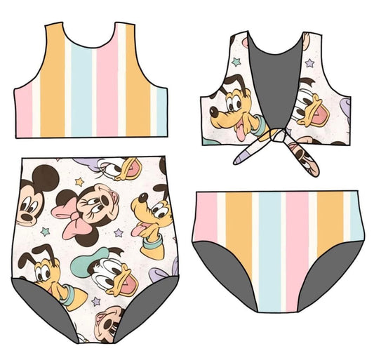 Sensational 6 pastel reversible swim