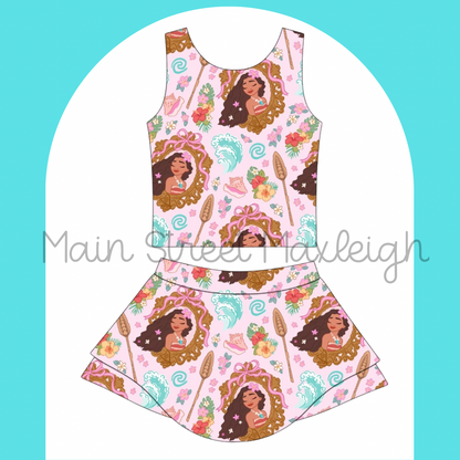 Island princess yoga set