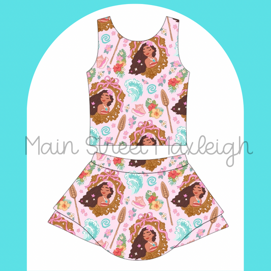 Island princess yoga set