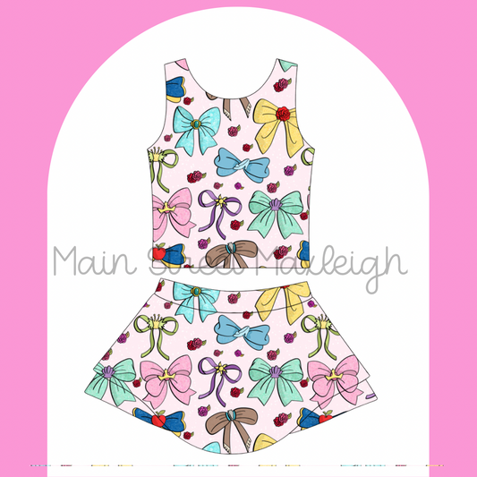 Princess Bow yoga set