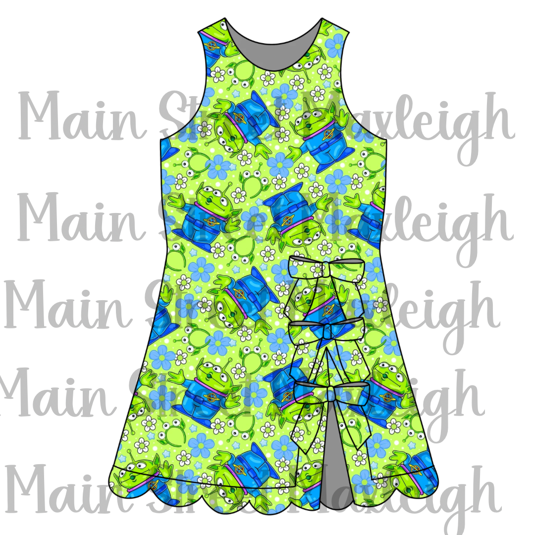 The claw bow dress