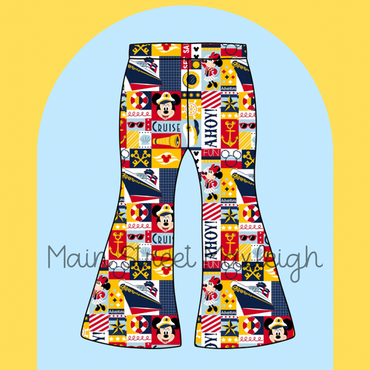 Cruise patchwork flares