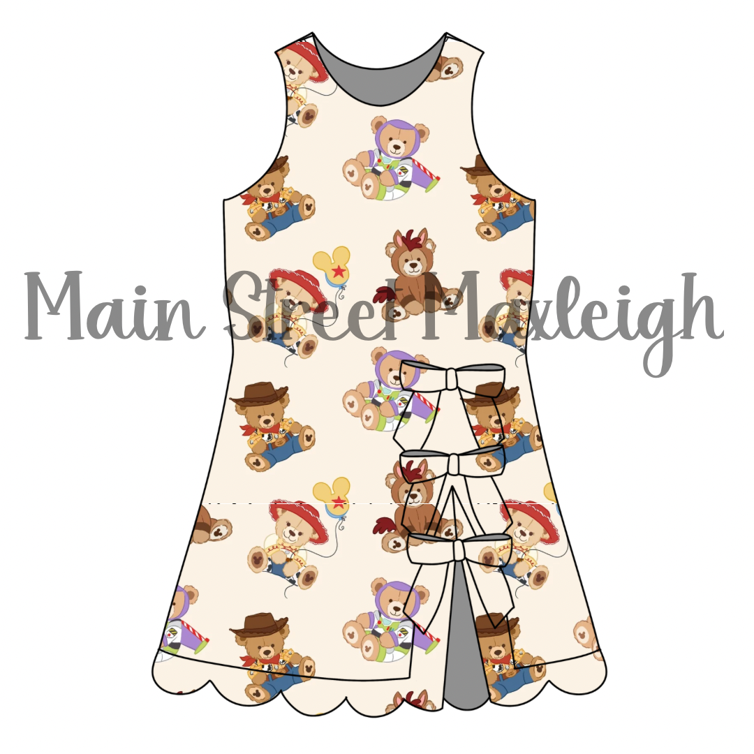 Howdy toy bow dress