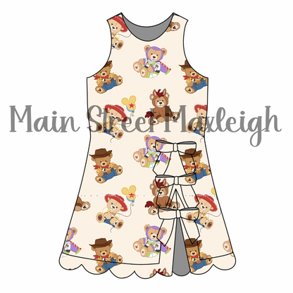 Howdy toy bow dress